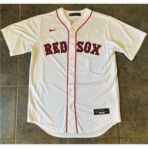 NWT $135 Boston Red Sox Xander Bogaerts Nike Jersey White Authentic Adult M